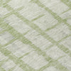 Piper Looms Chantille Stripes ACN872 Aloe Machine Washable Area Rug Swatch Image
