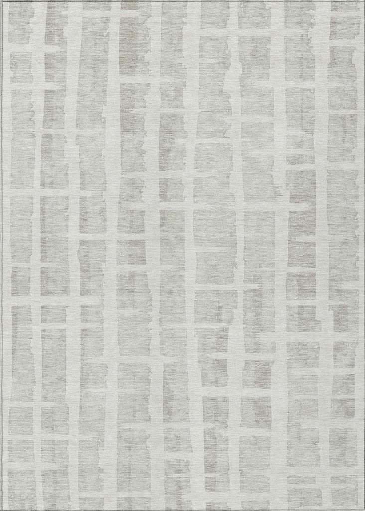 Piper Looms Chantille Stripes ACN872 Ivory Machine Washable Area Rug main image