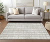 Piper Looms Chantille Stripes ACN872 Taupe Machine Washable Area Rug Lifestyle Image Feature
