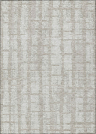Piper Looms Chantille Stripes ACN872 Taupe Machine Washable Area Rug main image