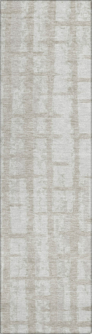 Piper Looms Chantille Stripes ACN872 Taupe Machine Washable Area Rug Runner Main Image