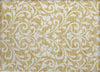 Piper Looms Chantille Floral ACN875 Gold Machine Washable Area Rug Scatter Main Image