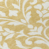Piper Looms Chantille Floral ACN875 Gold Machine Washable Area Rug Swatch Image