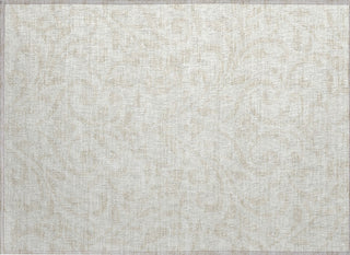 Piper Looms Chantille Floral ACN875 Ivory Machine Washable Area Rug Scatter Main Image