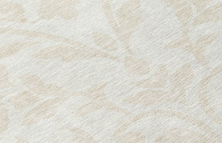 Piper Looms Chantille Floral ACN875 Ivory Machine Washable Area Rug Swatch Image