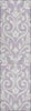 Piper Looms Chantille Floral ACN875 Lavender Machine Washable Area Rug Runner Main Image