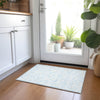 Piper Looms Chantille Floral ACN875 Sky Machine Washable Area Rug Scatter Lifestyle Image Feature