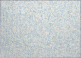 Piper Looms Chantille Floral ACN875 Sky Machine Washable Area Rug Scatter Main Image