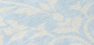 Piper Looms Chantille Floral ACN875 Sky Machine Washable Area Rug Swatch Image