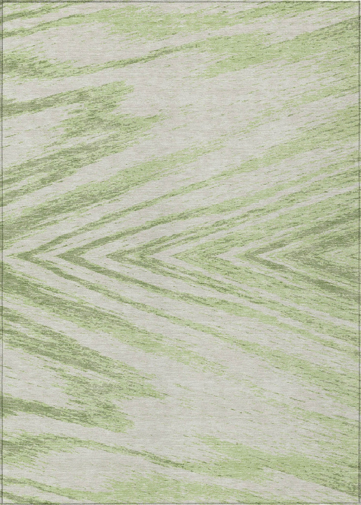 Piper Looms Chantille Modern ACN876 Aloe Machine Washable Area Rug main image