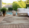 Piper Looms Chantille Modern ACN876 Brown Machine Washable Area Rug Outdoor Lifestyle Image Feature