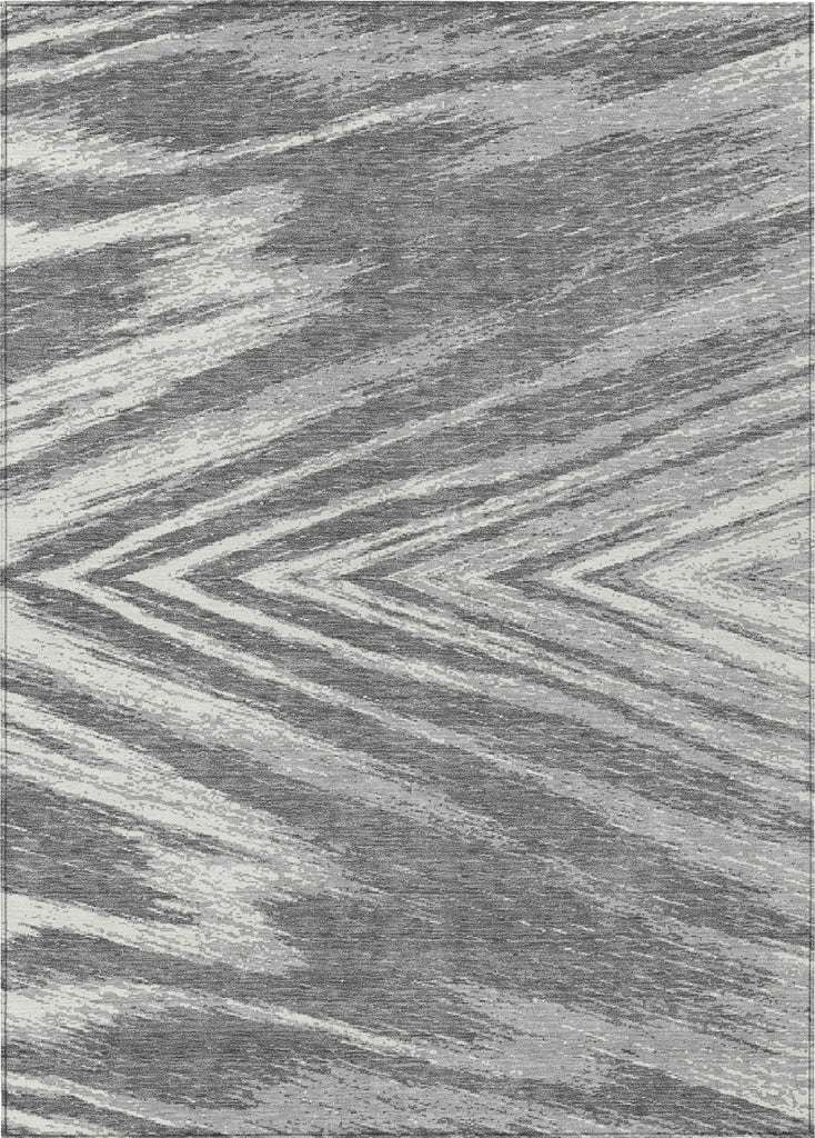 Piper Looms Chantille Modern ACN876 Gray Machine Washable Area Rug main image