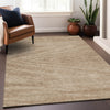 Piper Looms Chantille Modern ACN876 Khaki Machine Washable Area Rug Lifestyle Image Feature