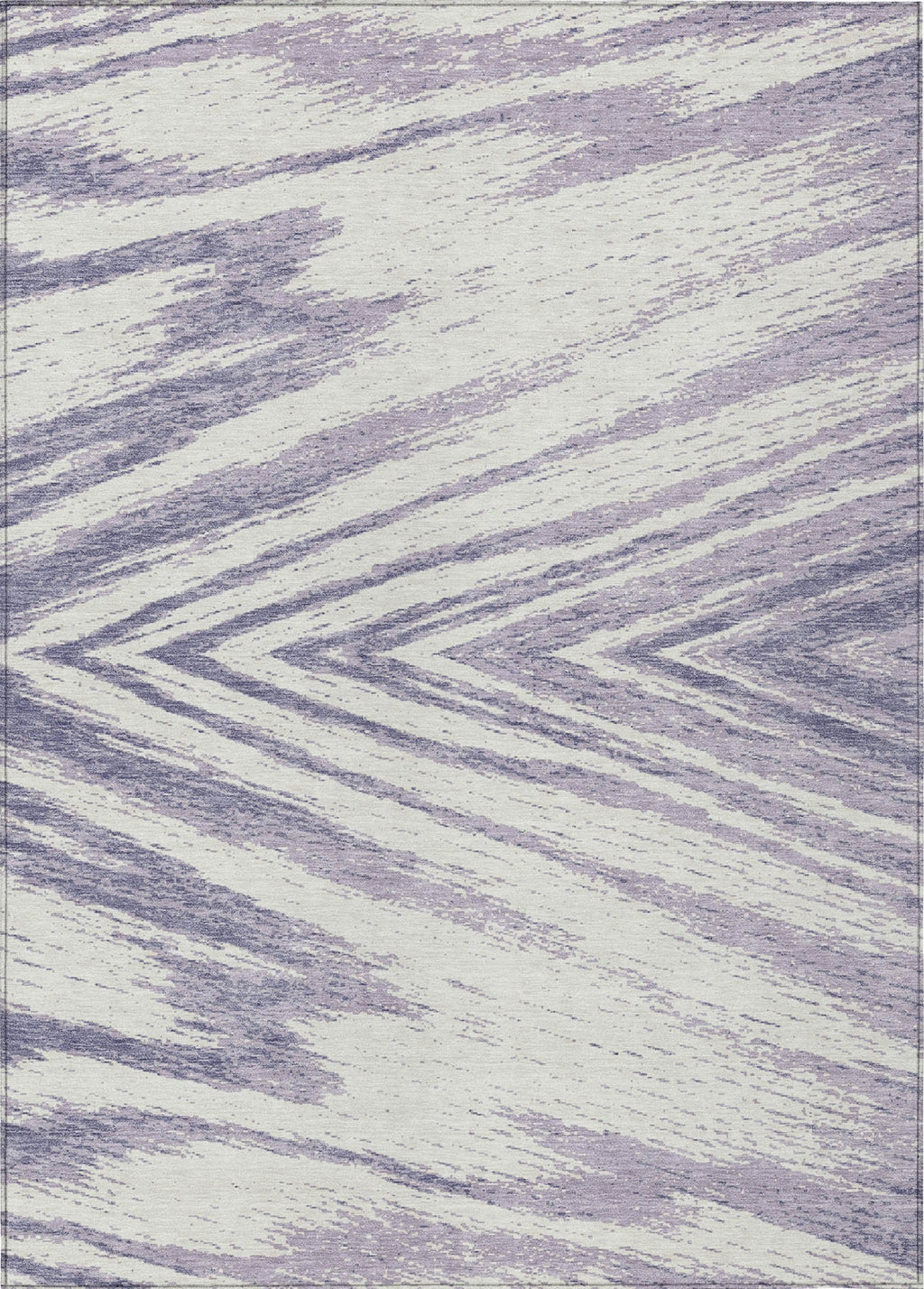 Piper Looms Chantille Modern ACN876 Lavender Machine Washable Area Rug ...
