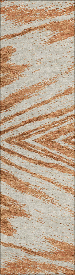 Piper Looms Chantille Modern ACN876 Paprika Machine Washable Area Rug Runner Main Image