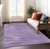 Piper Looms Chantille Modern ACN876 Purple Machine Washable Area Rug Lifestyle Image Feature