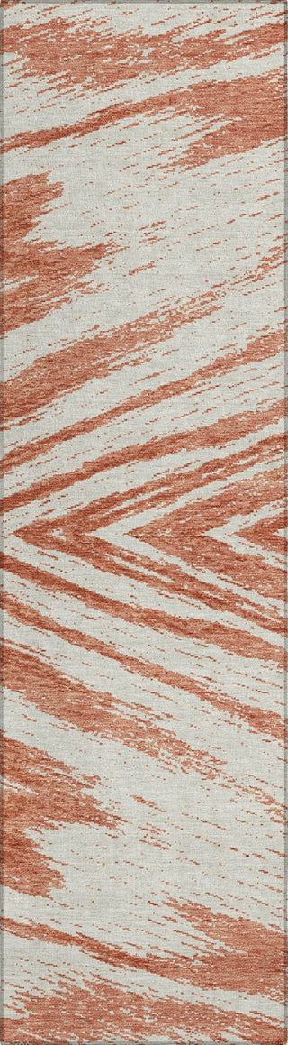 Piper Looms Chantille Modern ACN876 Salmon Machine Washable Area Rug Runner Main Image