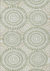 Piper Looms Chantille Circles ACN877 Aloe Machine Washable Area Rug main image