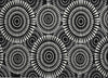 Piper Looms Chantille Circles ACN877 Black Machine Washable Area Rug Scatter Main Image