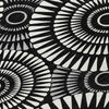 Piper Looms Chantille Circles ACN877 Black Machine Washable Area Rug Swatch Image
