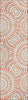 Piper Looms Chantille Circles ACN877 Coral Machine Washable Area Rug Runner Main Image