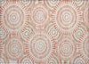 Piper Looms Chantille Circles ACN877 Coral Machine Washable Area Rug Scatter Main Image