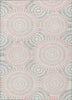 Piper Looms Chantille Circles ACN877 Pink Machine Washable Area Rug main image