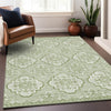 Piper Looms Chantille Medallions ACN878 Aloe Machine Washable Area Rug Lifestyle Image Feature