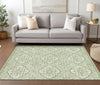 Piper Looms Chantille Medallions ACN878 Aloe Machine Washable Area Rug Lifestyle Image Feature