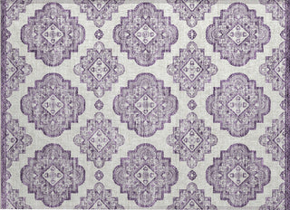 Piper Looms Chantille Medallions ACN878 Lavender Machine Washable Area Rug Scatter Main Image