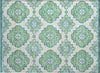 Piper Looms Chantille Medallions ACN878 Lime Machine Washable Area Rug Scatter Main Image