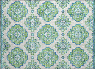 Piper Looms Chantille Medallions ACN878 Lime Machine Washable Area Rug Scatter Main Image