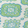 Piper Looms Chantille Medallions ACN878 Lime Machine Washable Area Rug Swatch Image