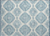 Piper Looms Chantille Medallions ACN878 Teal Machine Washable Area Rug Scatter Main Image