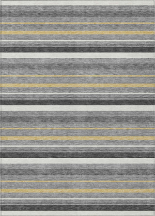 Piper Looms Chantille Stripes ACN879 Gray Machine Washable Area Rug main image