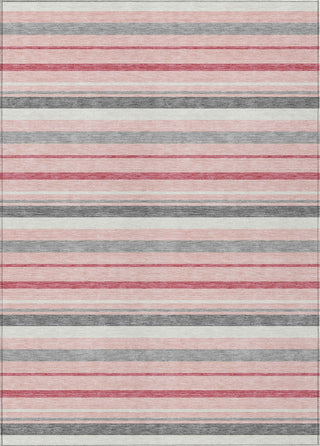 Piper Looms Chantille Stripes ACN879 Pink Machine Washable Area Rug main image