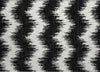 Piper Looms Chantille Chevron ACN880 Black Machine Washable Area Rug Scatter Main Image