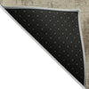 Piper Looms Chantille Chevron ACN880 Brown Machine Washable Area Rug Backing Image