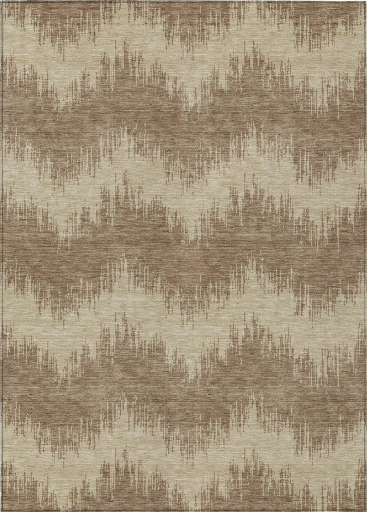 Piper Looms Chantille Chevron ACN880 Brown Machine Washable Area Rug main image