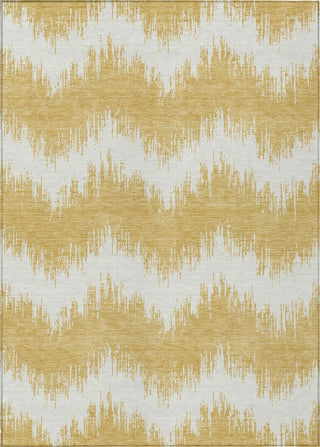 Piper Looms Chantille Chevron ACN880 Gold Machine Washable Area Rug main image