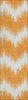 Piper Looms Chantille Chevron ACN880 Orange Machine Washable Area Rug Runner Main Image