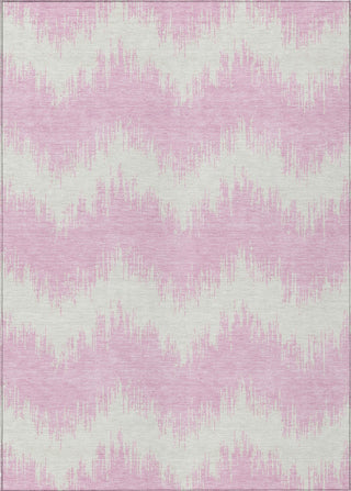Piper Looms Chantille Chevron ACN880 Pink Machine Washable Area Rug main image