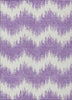 Piper Looms Chantille Chevron ACN880 Purple Machine Washable Area Rug main image