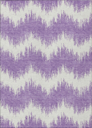 Piper Looms Chantille Chevron ACN880 Purple Machine Washable Area Rug main image