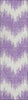 Piper Looms Chantille Chevron ACN880 Purple Machine Washable Area Rug Runner Main Image