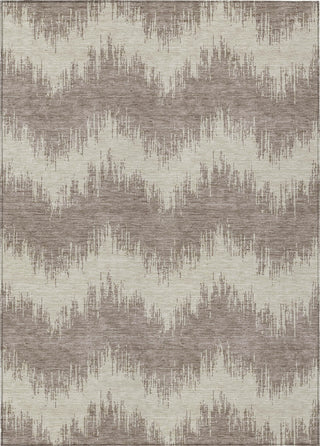 Piper Looms Chantille Chevron ACN880 Taupe Machine Washable Area Rug main image