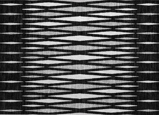 Piper Looms Chantille Diamonds ACN881 Black Machine Washable Area Rug Scatter Main Image