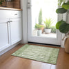 Piper Looms Chantille Diamonds ACN881 Green Machine Washable Area Rug Scatter Lifestyle Image Feature