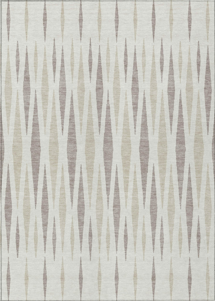 Piper Looms Chantille Diamonds ACN881 Ivory Machine Washable Area Rug main image