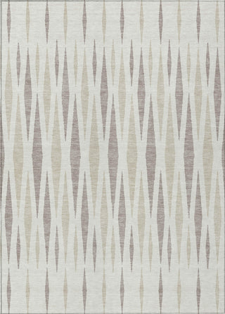 Piper Looms Chantille Diamonds ACN881 Ivory Machine Washable Area Rug main image